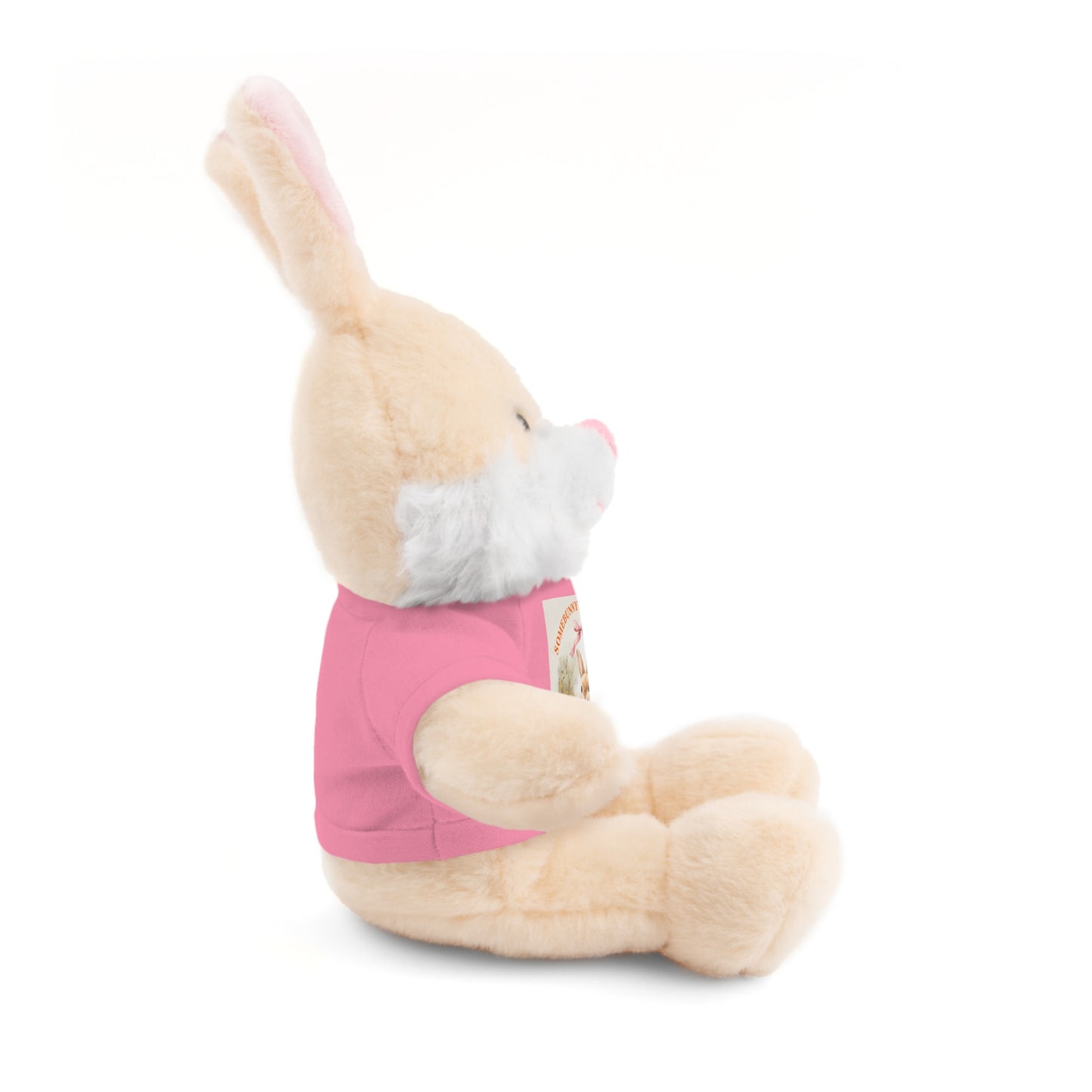 Personalized Stuffed Animal with Tee - ‘Somebunny Loves You’ Bear