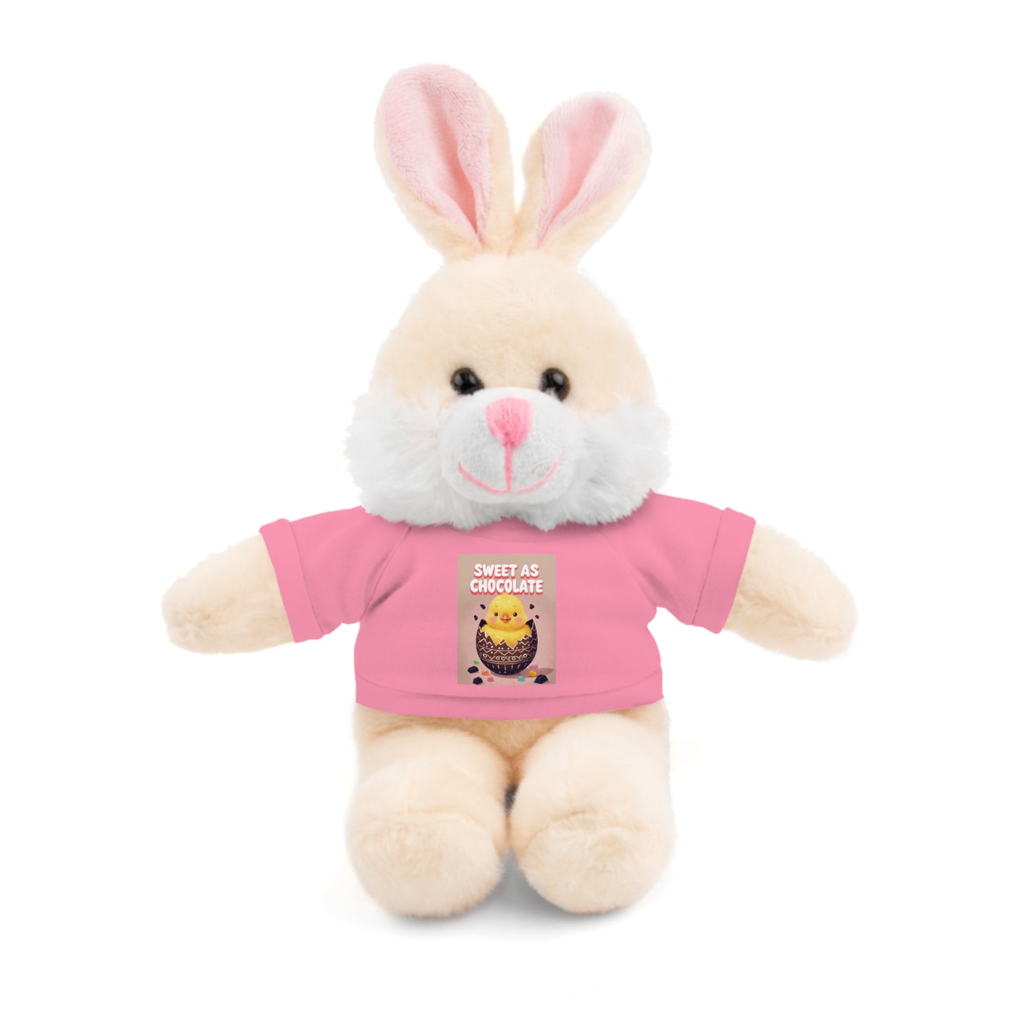 Sweet as Chocolate Stuffed Animal - Adorable Plush Toy with Tee