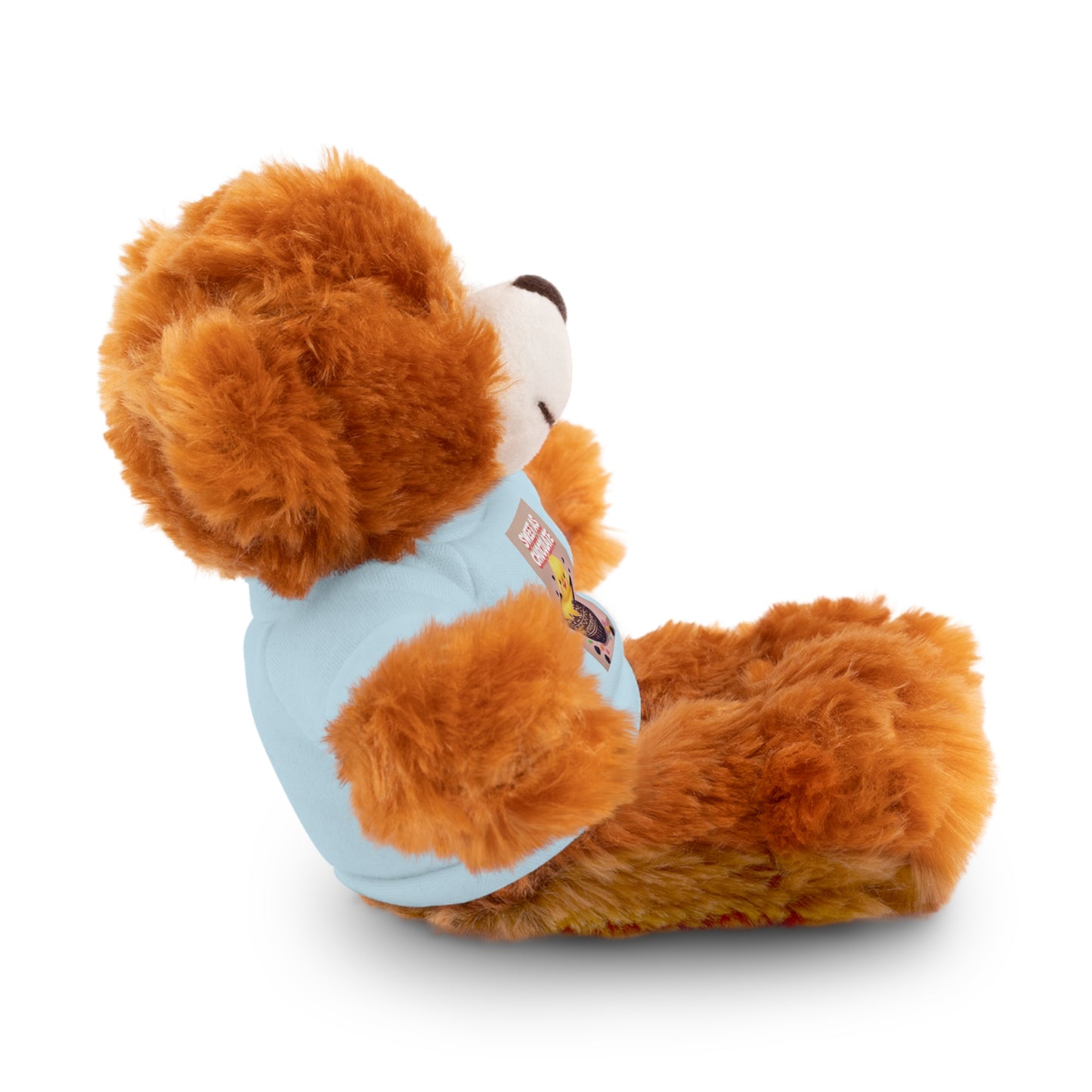 Sweet as Chocolate Stuffed Animal - Adorable Plush Toy with Tee