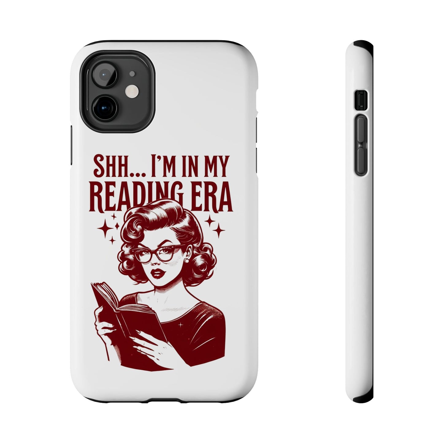 Reading Era Phone Case - Cute Gift for Book Lovers, Literary Accessories, Durable Phone Cases, Vintage Style, Phone Protection