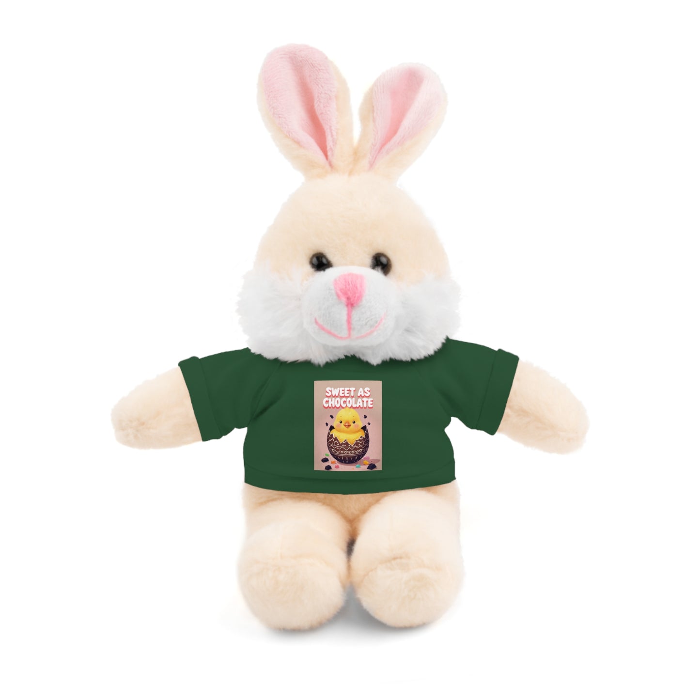 Sweet as Chocolate Stuffed Animal - Adorable Plush Toy with Tee