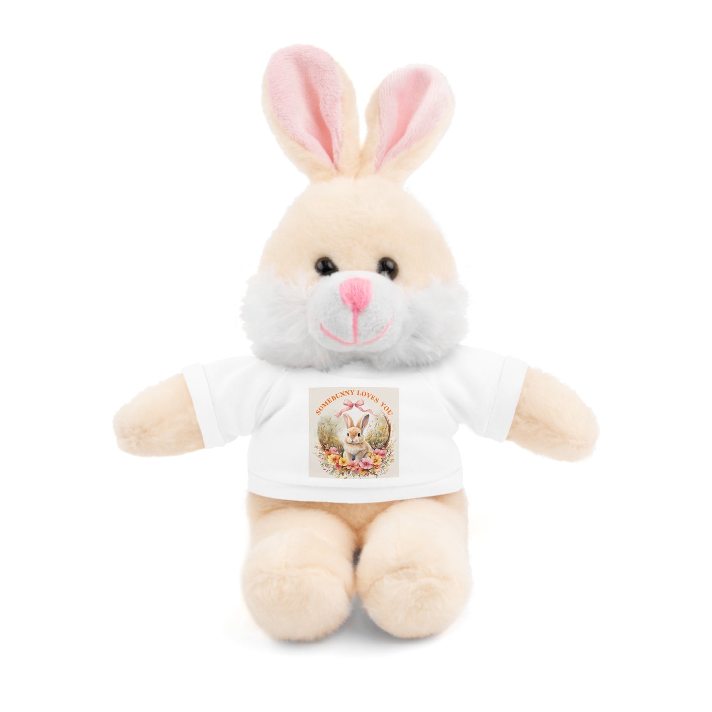 Personalized Stuffed Animal with Tee - ‘Somebunny Loves You’ Bear