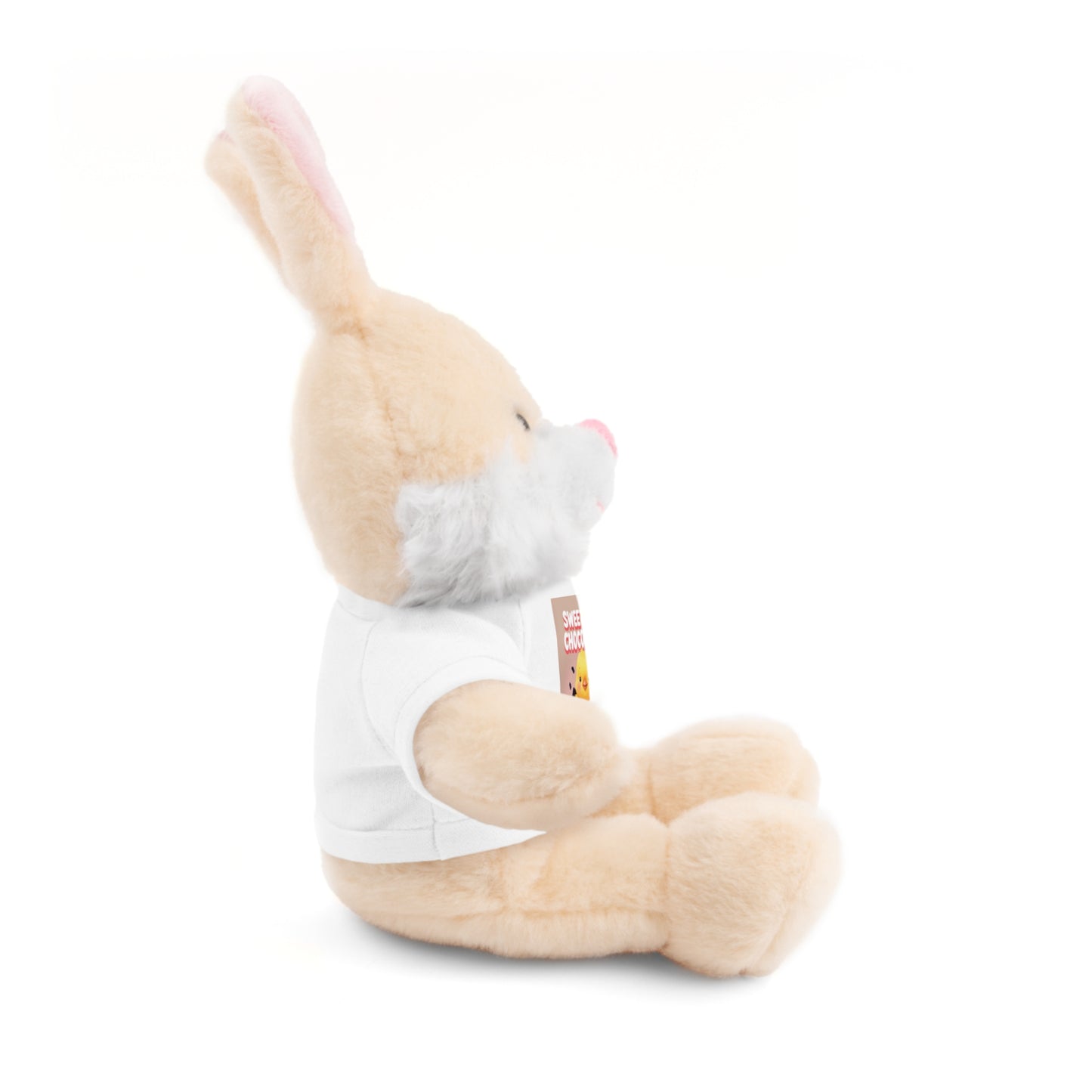 Sweet as Chocolate Stuffed Animal - Adorable Plush Toy with Tee