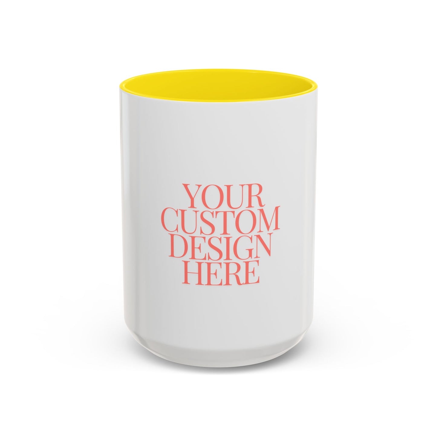 Custom Design Accent Coffee Mug - Personalized Drinkware for Home & Office