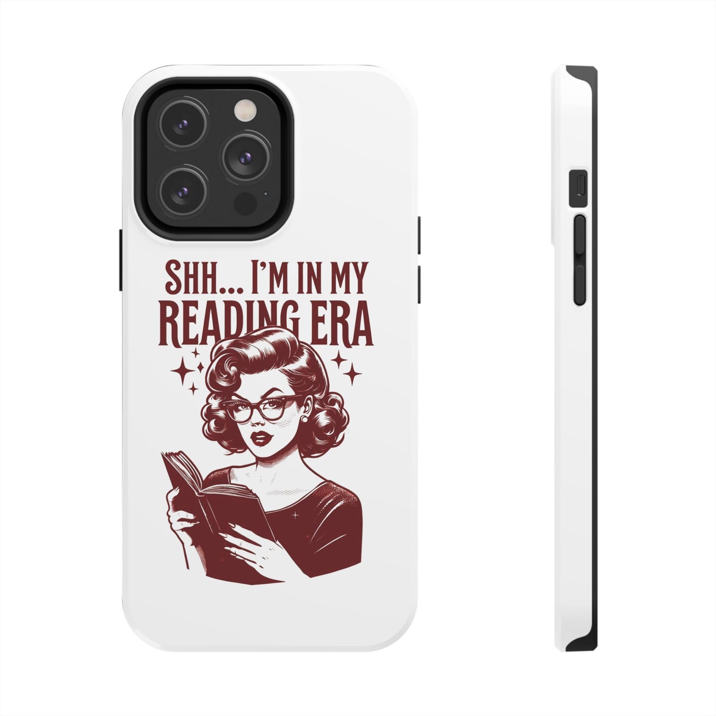 Reading Era Phone Case - Cute Gift for Book Lovers, Literary Accessories, Durable Phone Cases, Vintage Style, Phone Protection