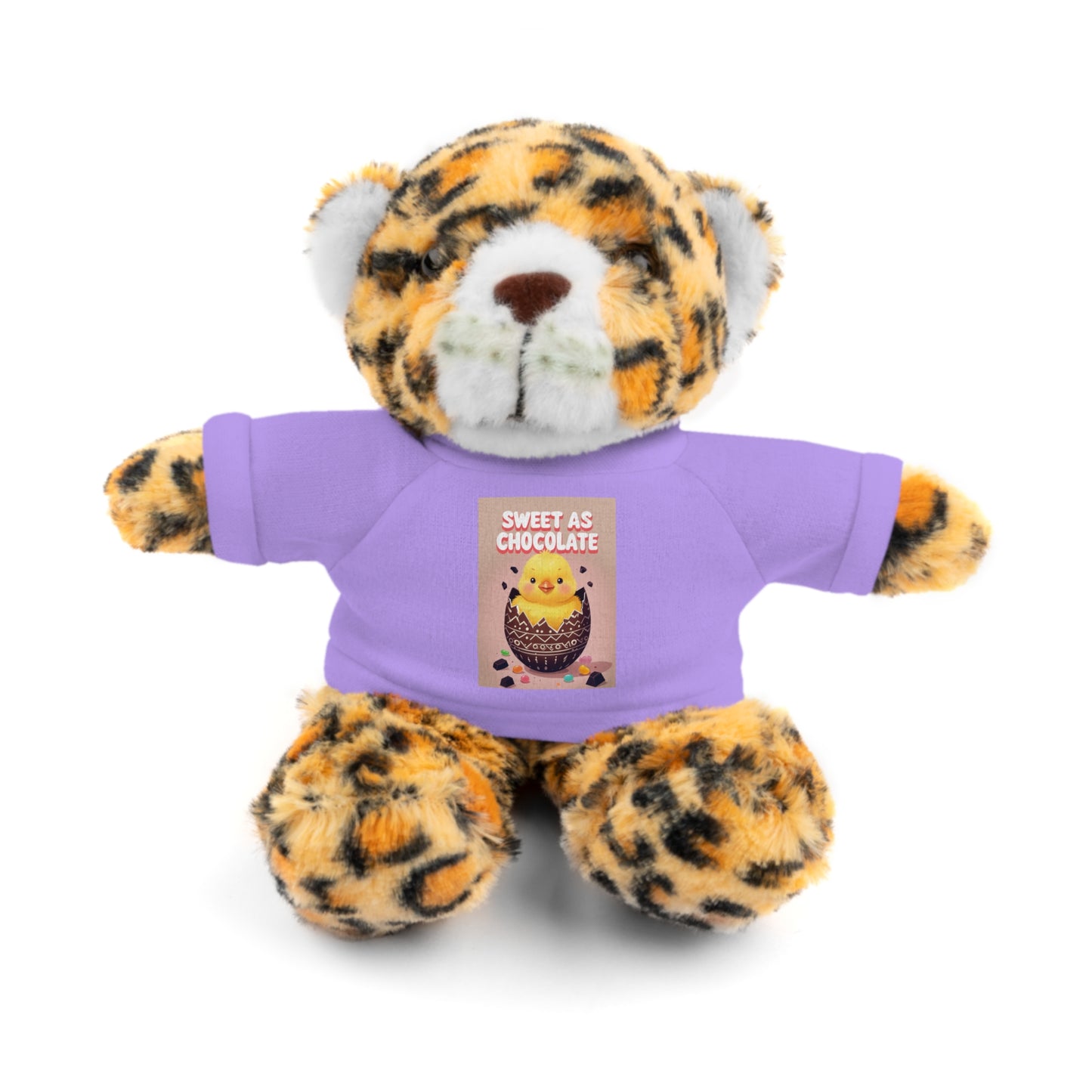 Sweet as Chocolate Stuffed Animal - Adorable Plush Toy with Tee