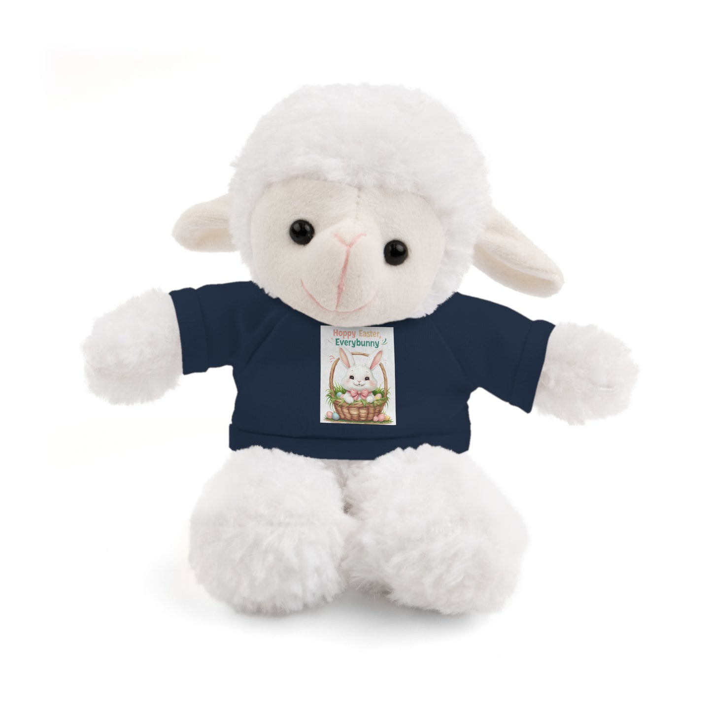 "Hoppy Easter" Easter Stuffed Animal Tee Bear - Perfect Gift for Kids