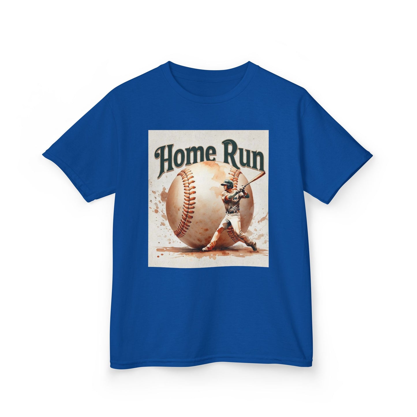 Kids Home Run Baseball Tee - Fun Sports Shirt for Young Athletes