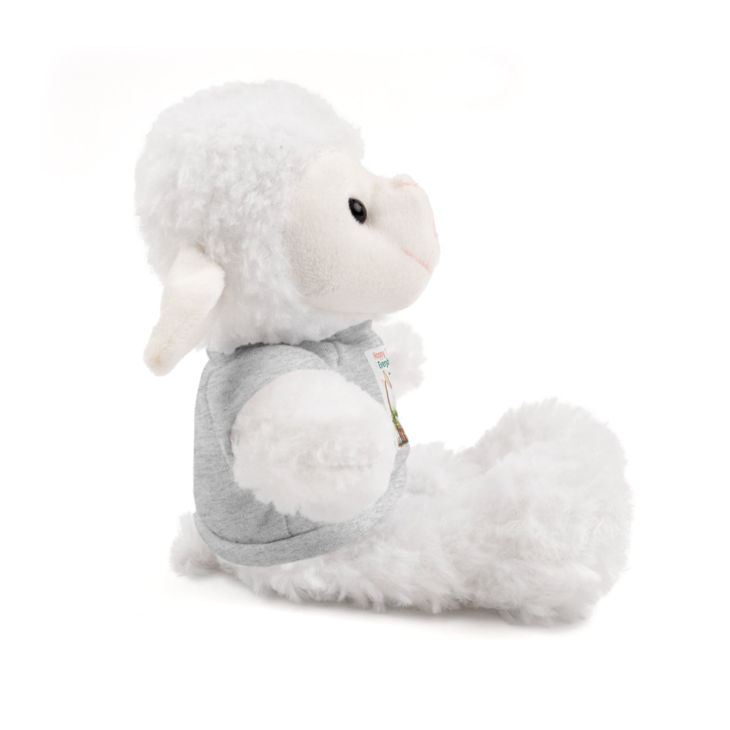 "Hoppy Easter" Easter Stuffed Animal Tee Bear - Perfect Gift for Kids