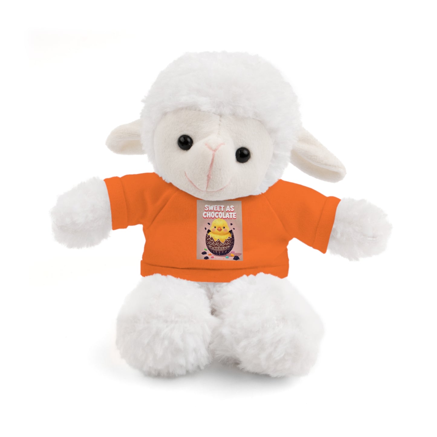 Sweet as Chocolate Stuffed Animal - Adorable Plush Toy with Tee