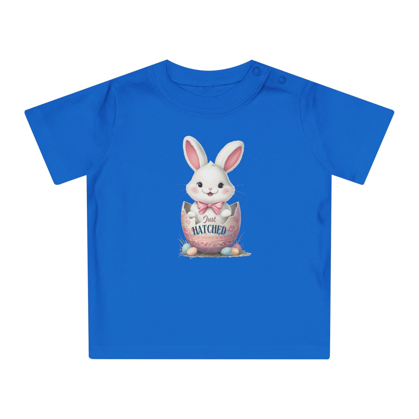 Easter Bunny Baby T-Shirt - 'Just Hatched' Design