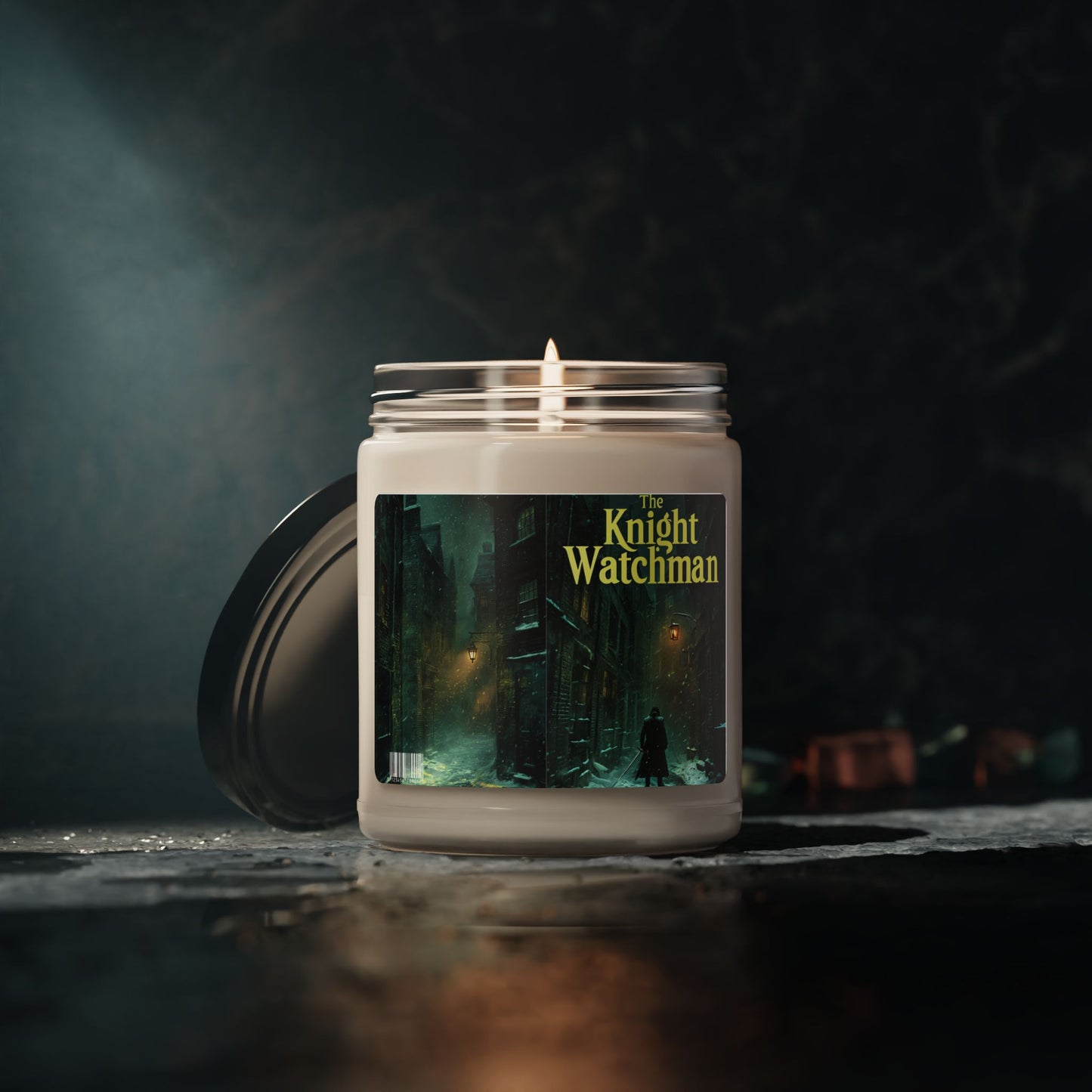 The Knight Watchman (Candle Match Books) Scented Soy Candle - 9oz Cozy Atmosphere for Book Lovers