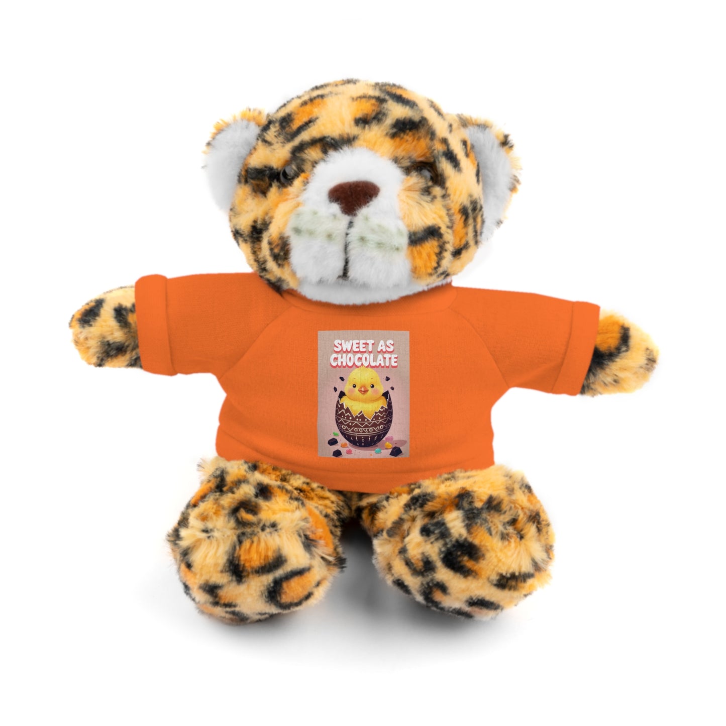 Sweet as Chocolate Stuffed Animal - Adorable Plush Toy with Tee