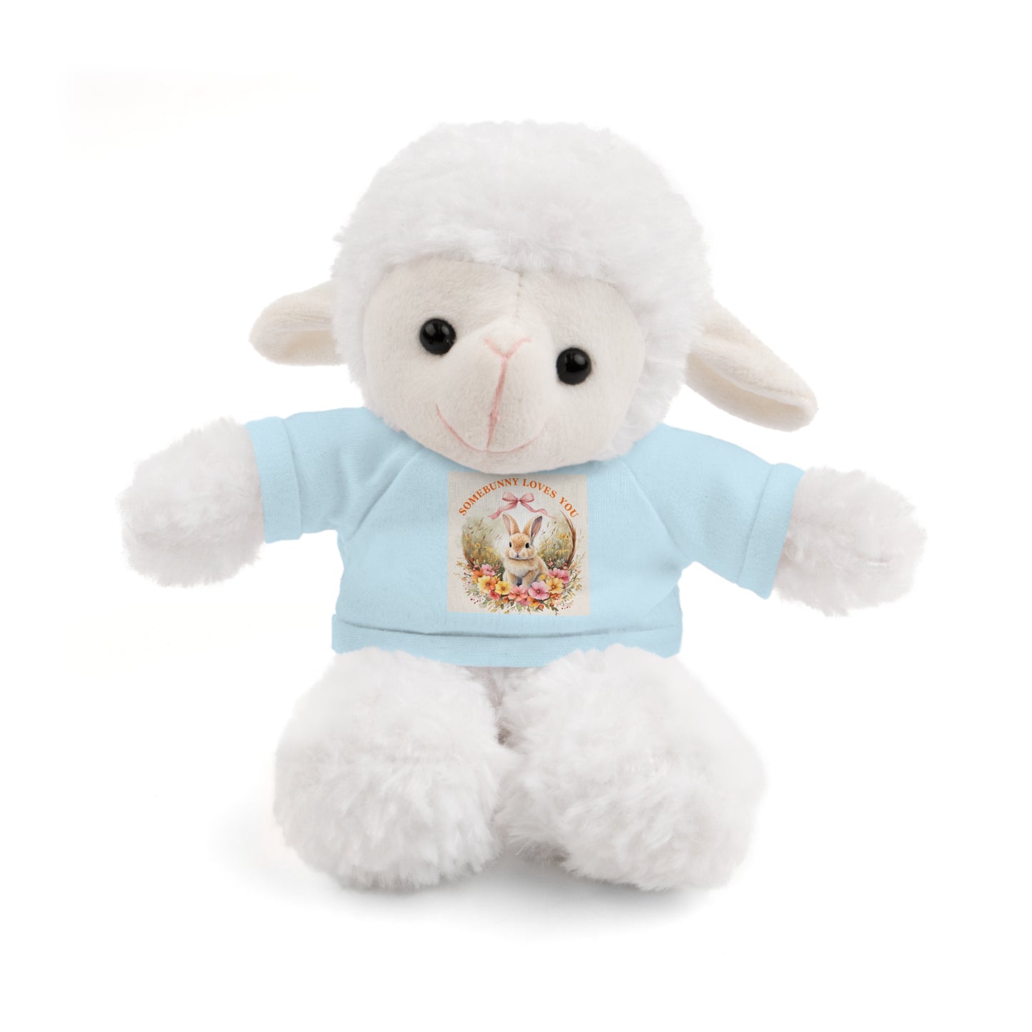 Personalized Stuffed Animal with Tee - ‘Somebunny Loves You’ Bear