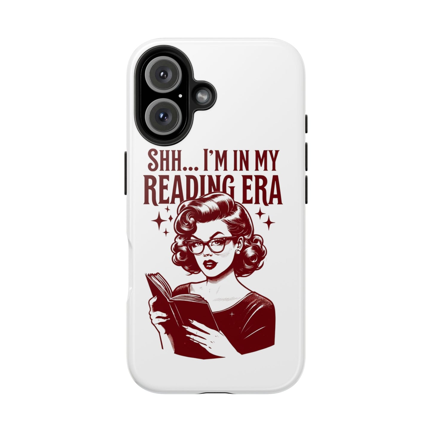 Reading Era Phone Case - Cute Gift for Book Lovers, Literary Accessories, Durable Phone Cases, Vintage Style, Phone Protection