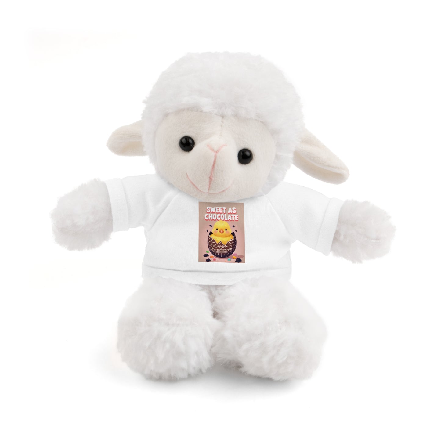 Sweet as Chocolate Stuffed Animal - Adorable Plush Toy with Tee