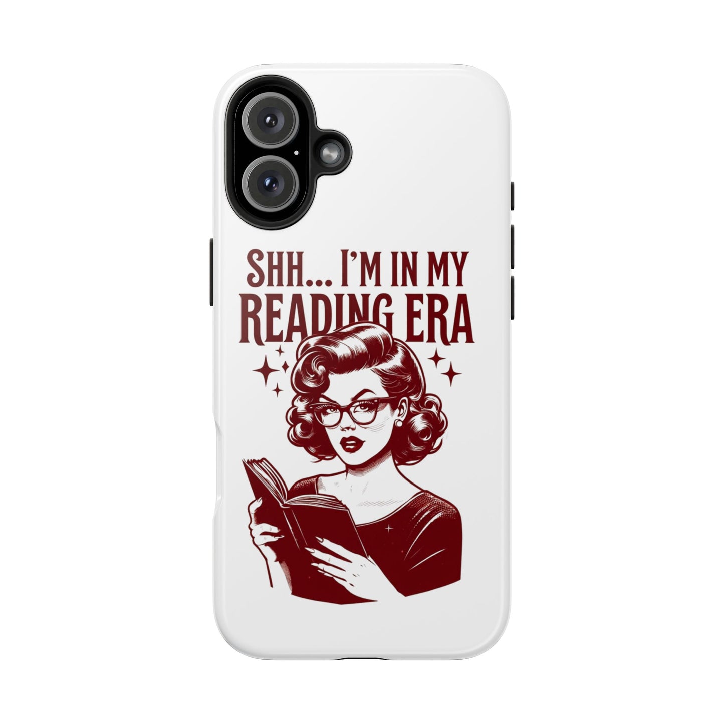 Reading Era Phone Case - Cute Gift for Book Lovers, Literary Accessories, Durable Phone Cases, Vintage Style, Phone Protection