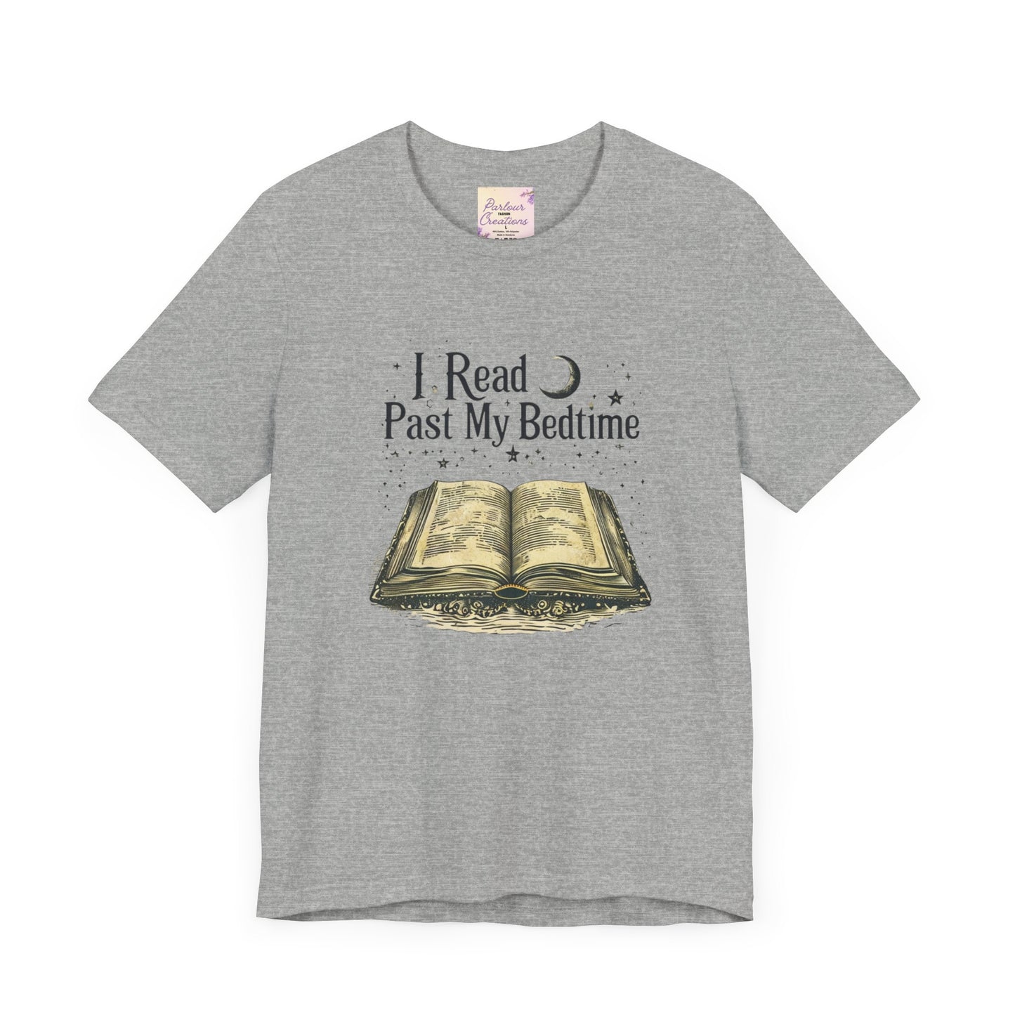 I Read Past My Bedtime Tee - Cozy Literary T-Shirt, Book Lover Gift, Reading Shirt, Night Owl Apparel, Perfect for Literature Lovers