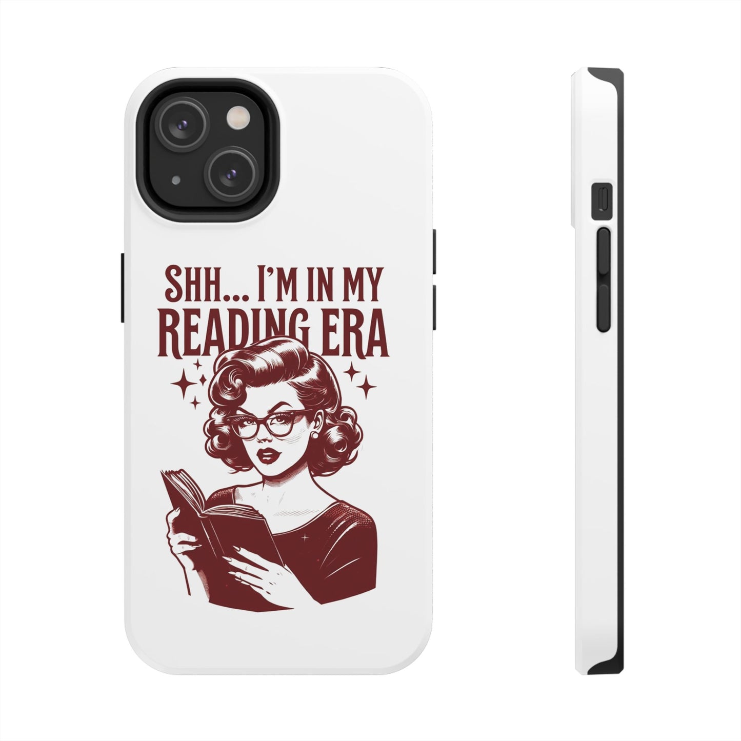 Reading Era Phone Case - Cute Gift for Book Lovers, Literary Accessories, Durable Phone Cases, Vintage Style, Phone Protection