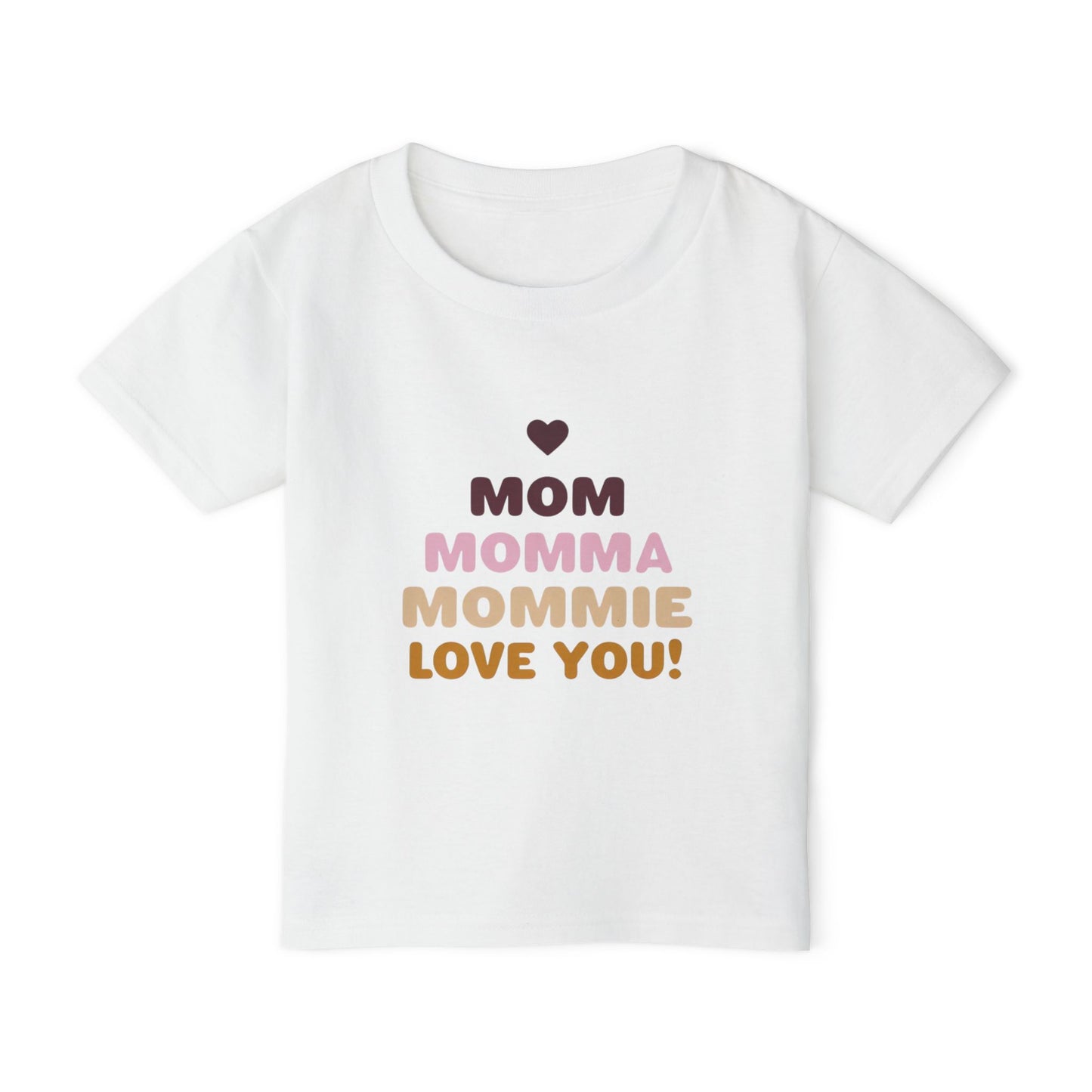 Cute Love for Mom Toddler T-Shirt - Adorable Gift for Mother's Day