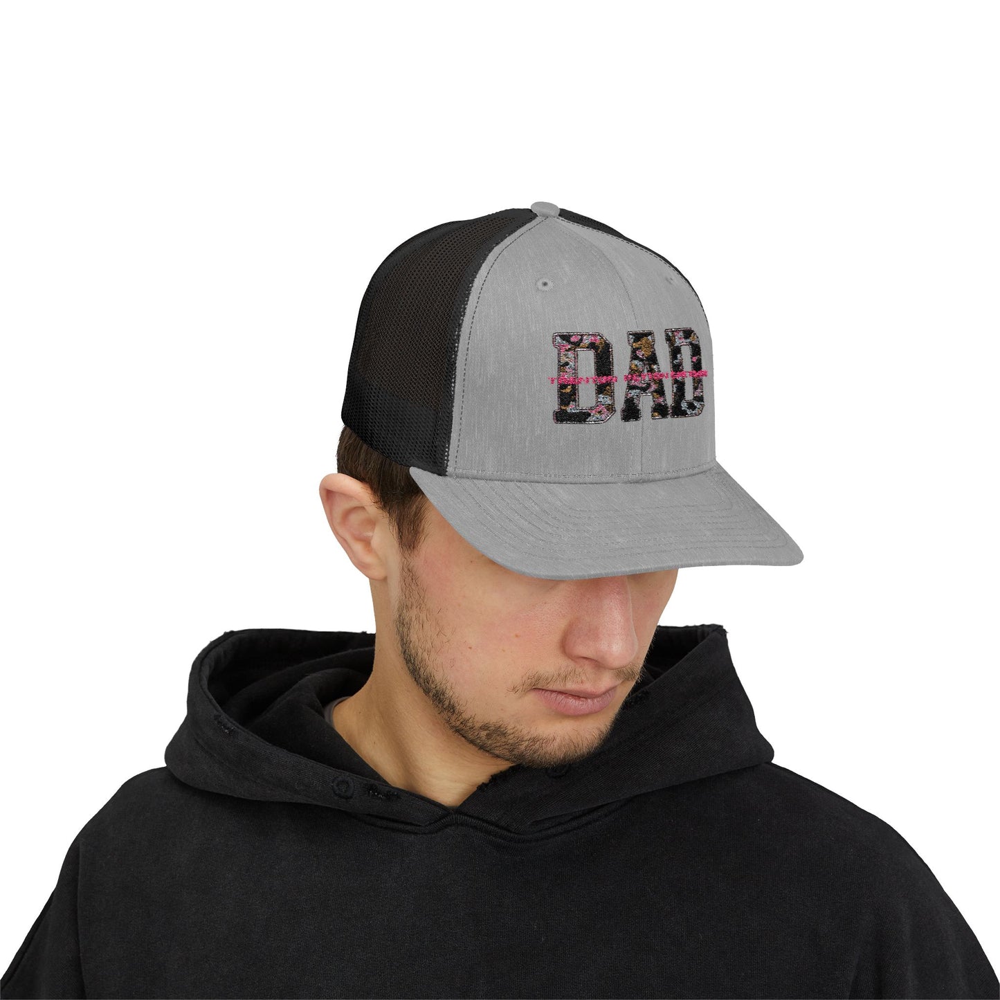 Personalized Dad Trucker Cap - Custom Dad Hat with Kids Names - Fathers Day Gift, Snapback Trucker Hat, Baseball Cap, Dad