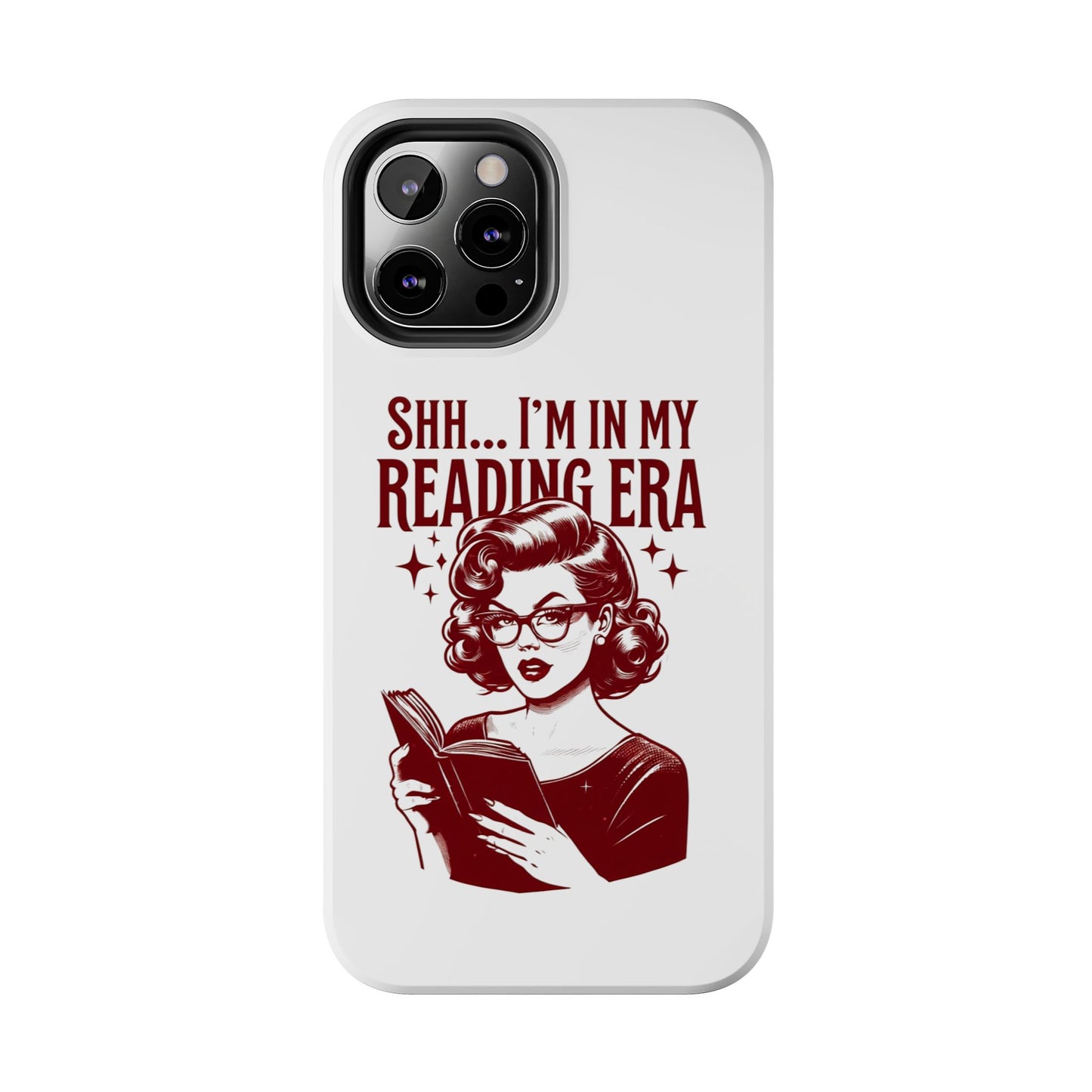 Reading Era Phone Case - Cute Gift for Book Lovers, Literary Accessories, Durable Phone Cases, Vintage Style, Phone Protection