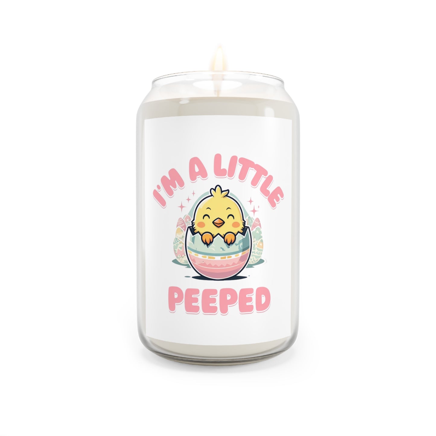 Easter Scented Candle - "I'm a Little Peeped" - Spring Decor