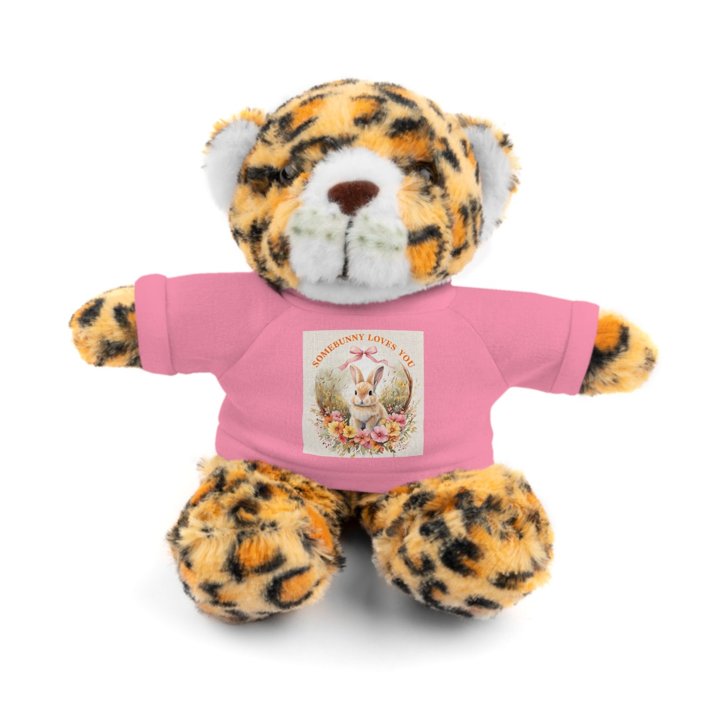 Personalized Stuffed Animal with Tee - ‘Somebunny Loves You’ Bear