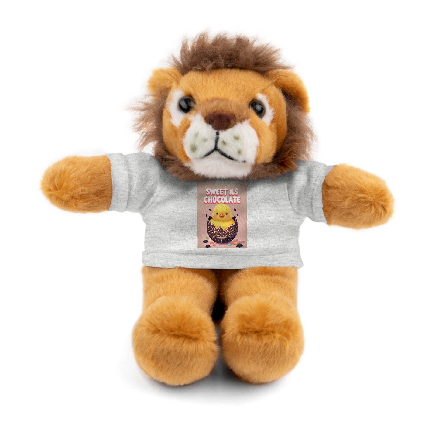 Sweet as Chocolate Stuffed Animal - Adorable Plush Toy with Tee