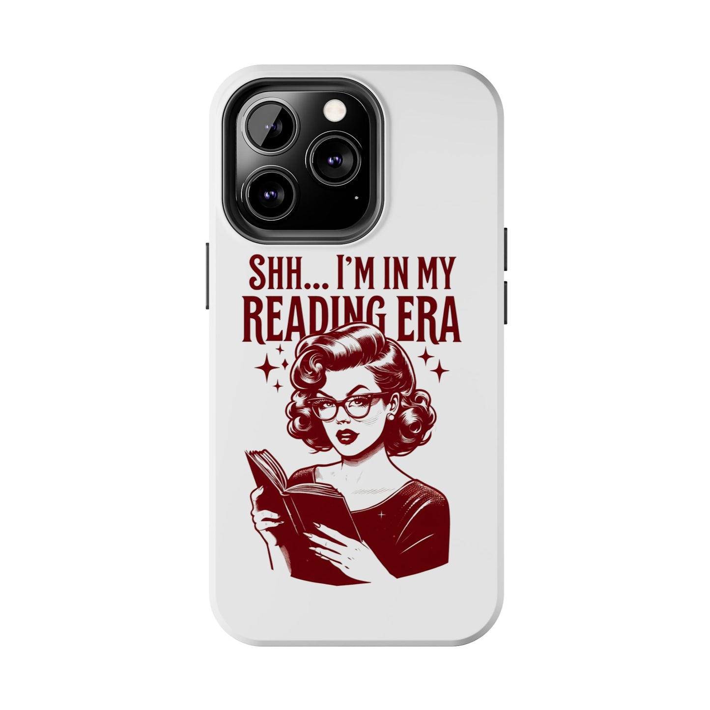 Reading Era Phone Case - Cute Gift for Book Lovers, Literary Accessories, Durable Phone Cases, Vintage Style, Phone Protection