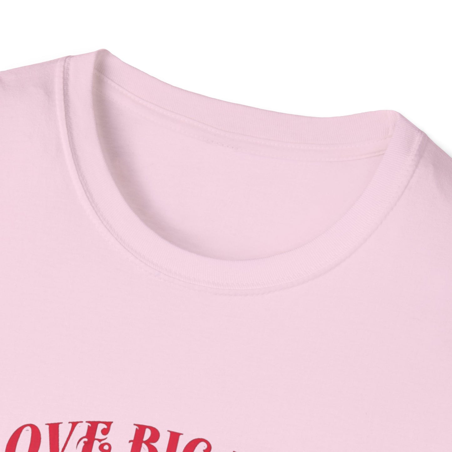 I Love Big Books Unisex Softstyle T-Shirt - Perfect for Book Lovers