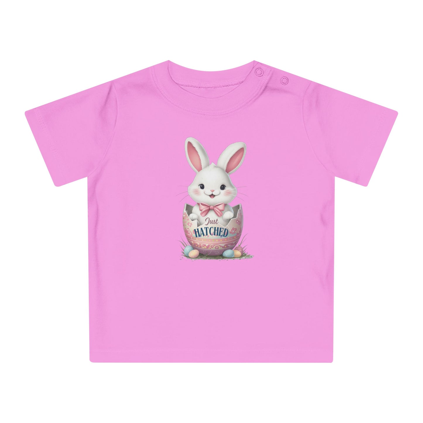 Easter Bunny Baby T-Shirt - 'Just Hatched' Design