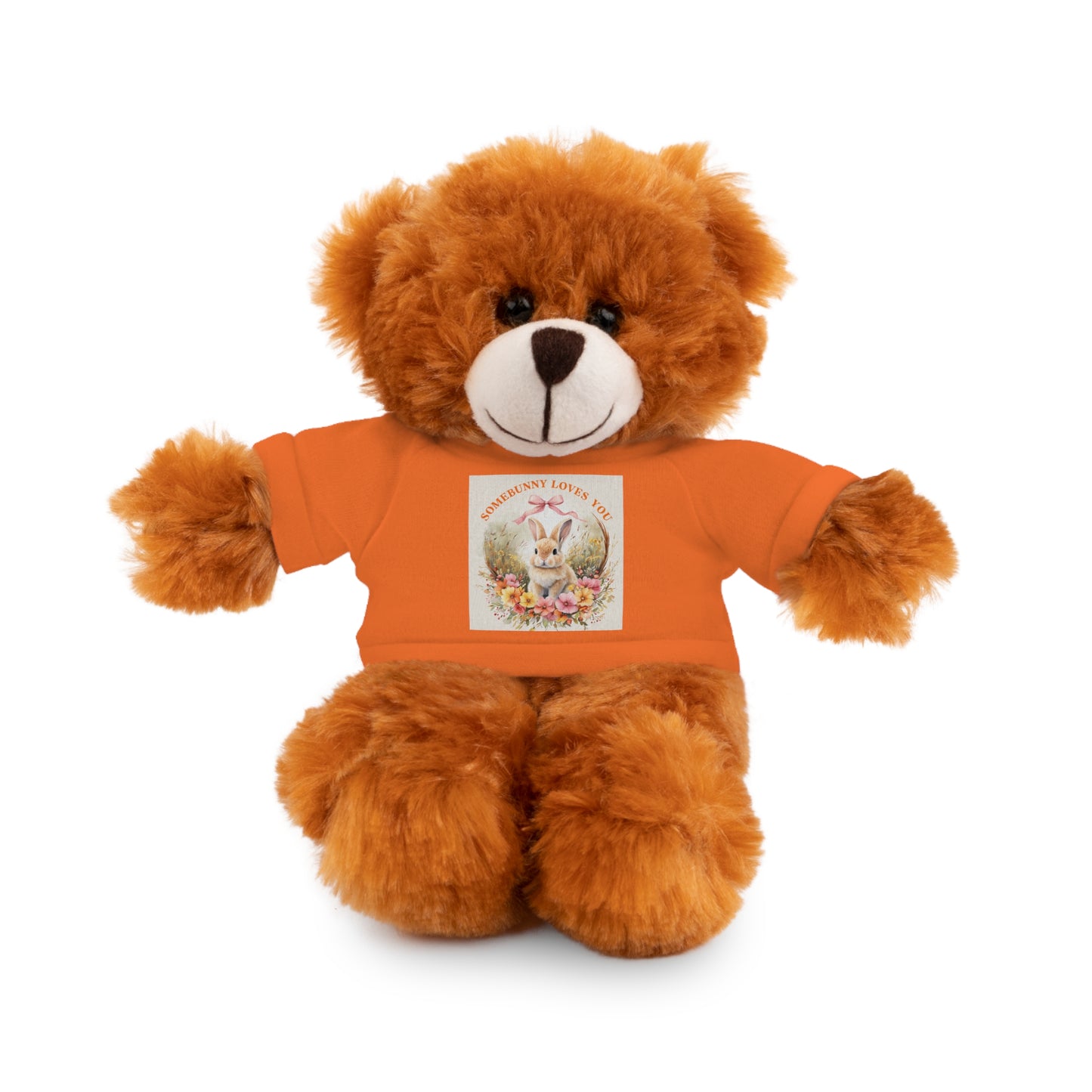 Personalized Stuffed Animal with Tee - ‘Somebunny Loves You’ Bear