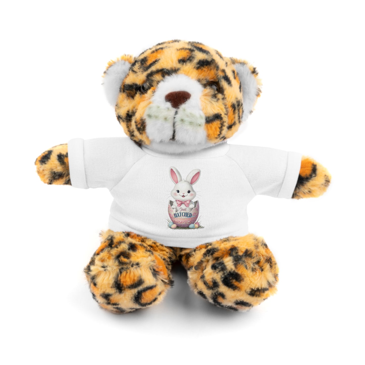 Adorable Bunny Tee "Just Hatched" Stuffed Animal - Perfect Gift for Kids