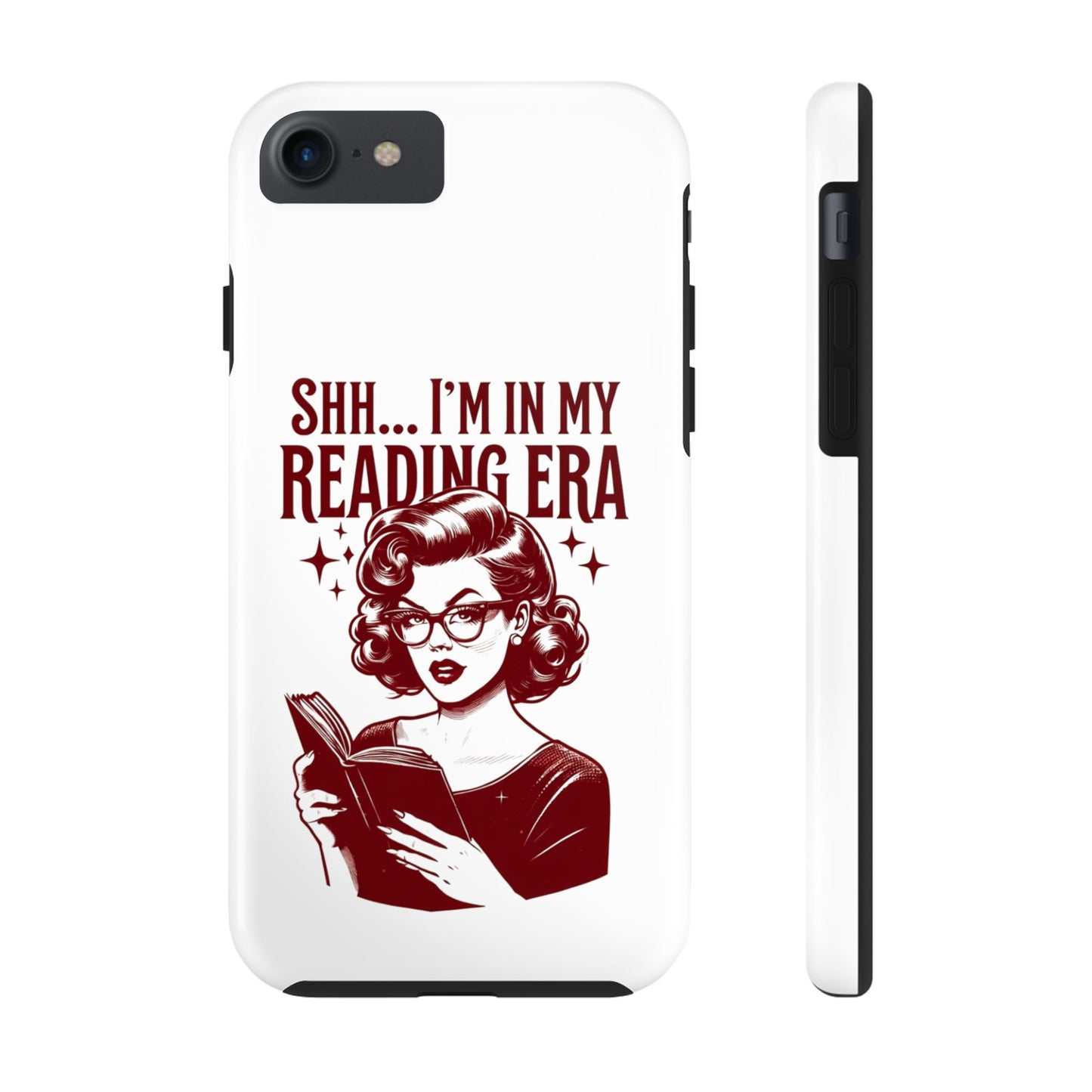 Reading Era Phone Case - Cute Gift for Book Lovers, Literary Accessories, Durable Phone Cases, Vintage Style, Phone Protection