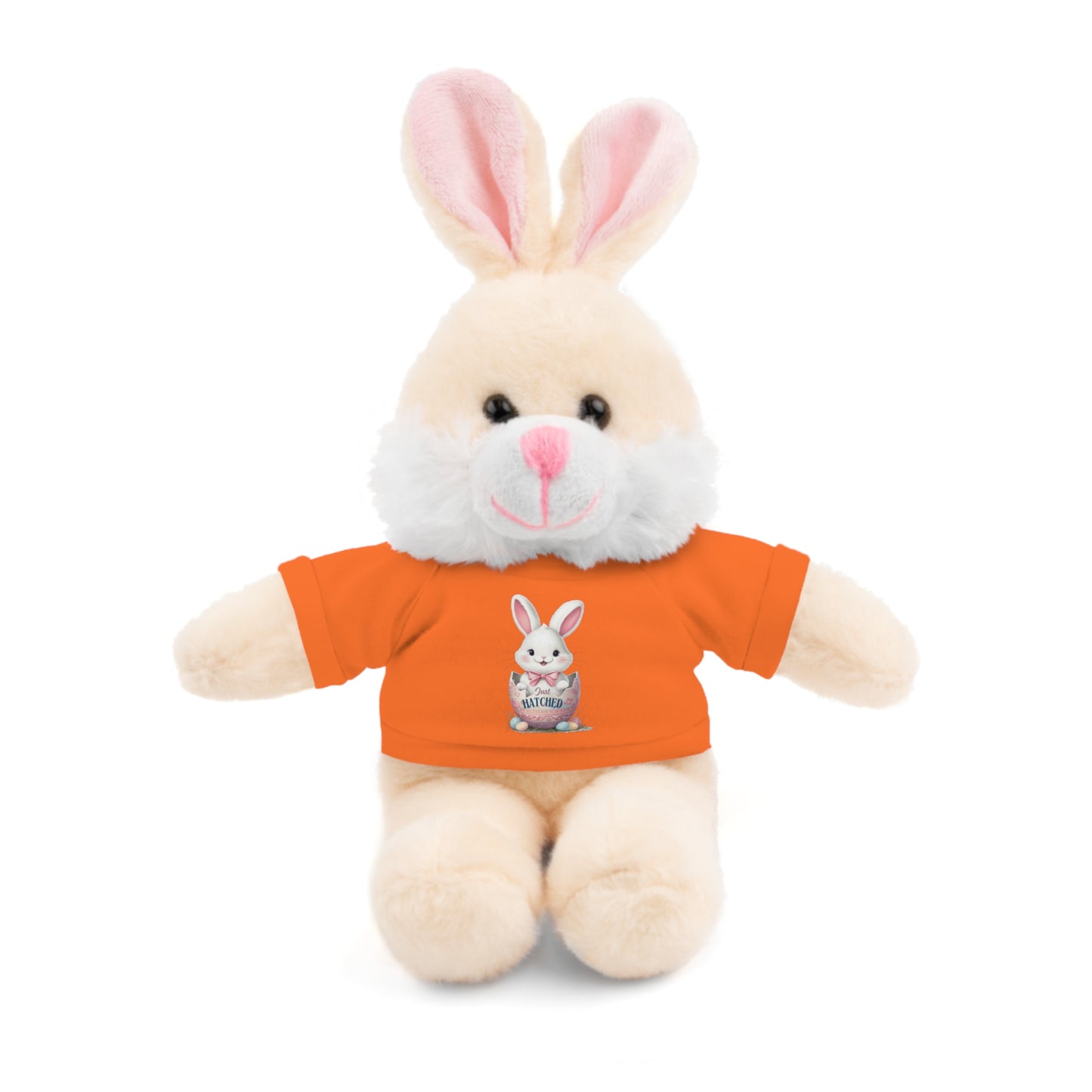 Adorable Bunny Tee "Just Hatched" Stuffed Animal - Perfect Gift for Kids