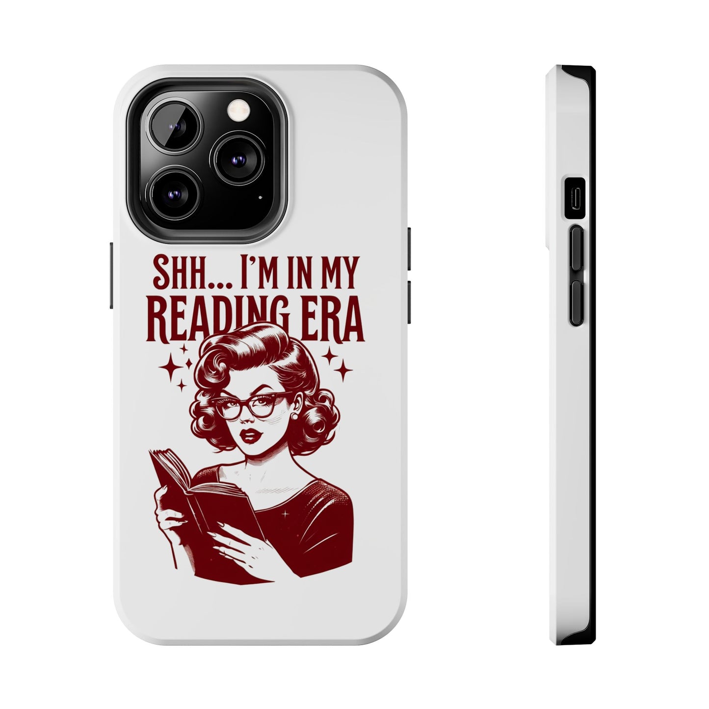 Reading Era Phone Case - Cute Gift for Book Lovers, Literary Accessories, Durable Phone Cases, Vintage Style, Phone Protection