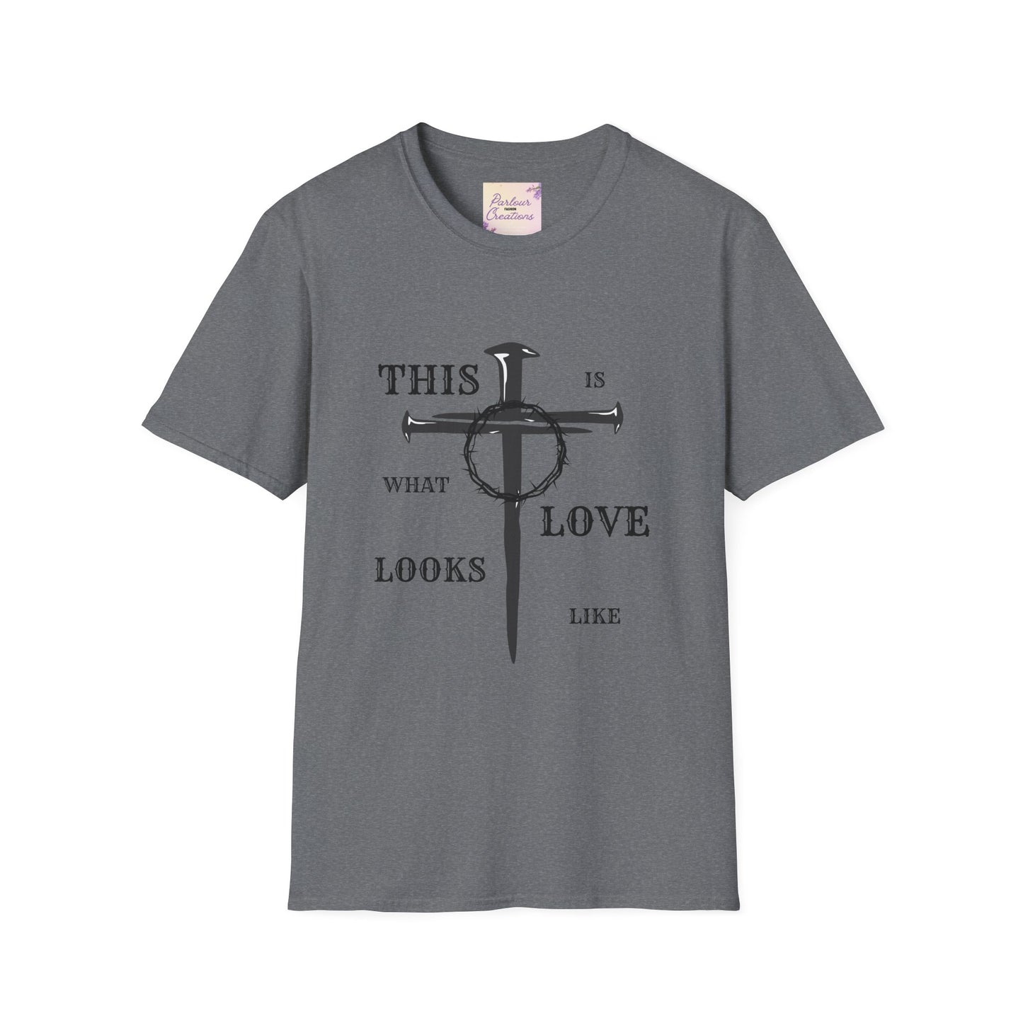 This Is What Love Looks Like Unisex Softstyle T-Shirt - Meaningful Graphic Tee