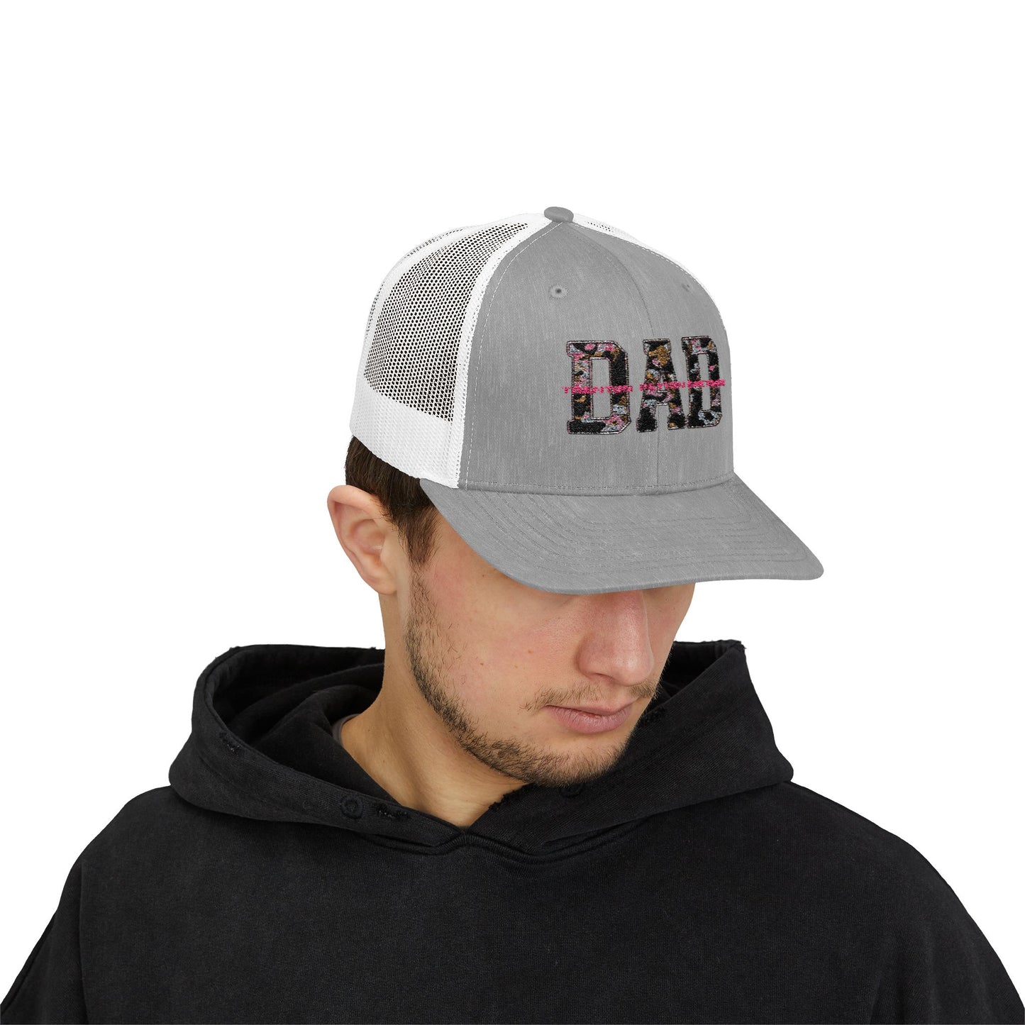 Personalized Dad Trucker Cap - Custom Dad Hat with Kids Names - Fathers Day Gift, Snapback Trucker Hat, Baseball Cap, Dad