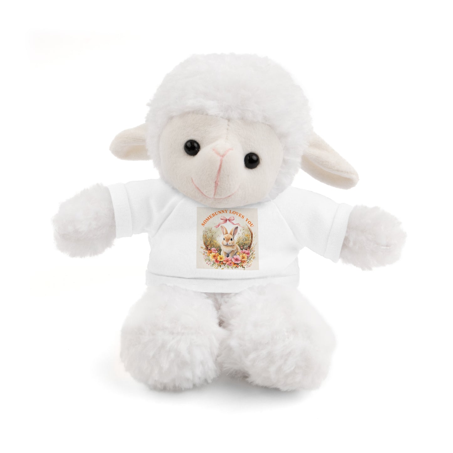 Personalized Stuffed Animal with Tee - ‘Somebunny Loves You’ Bear