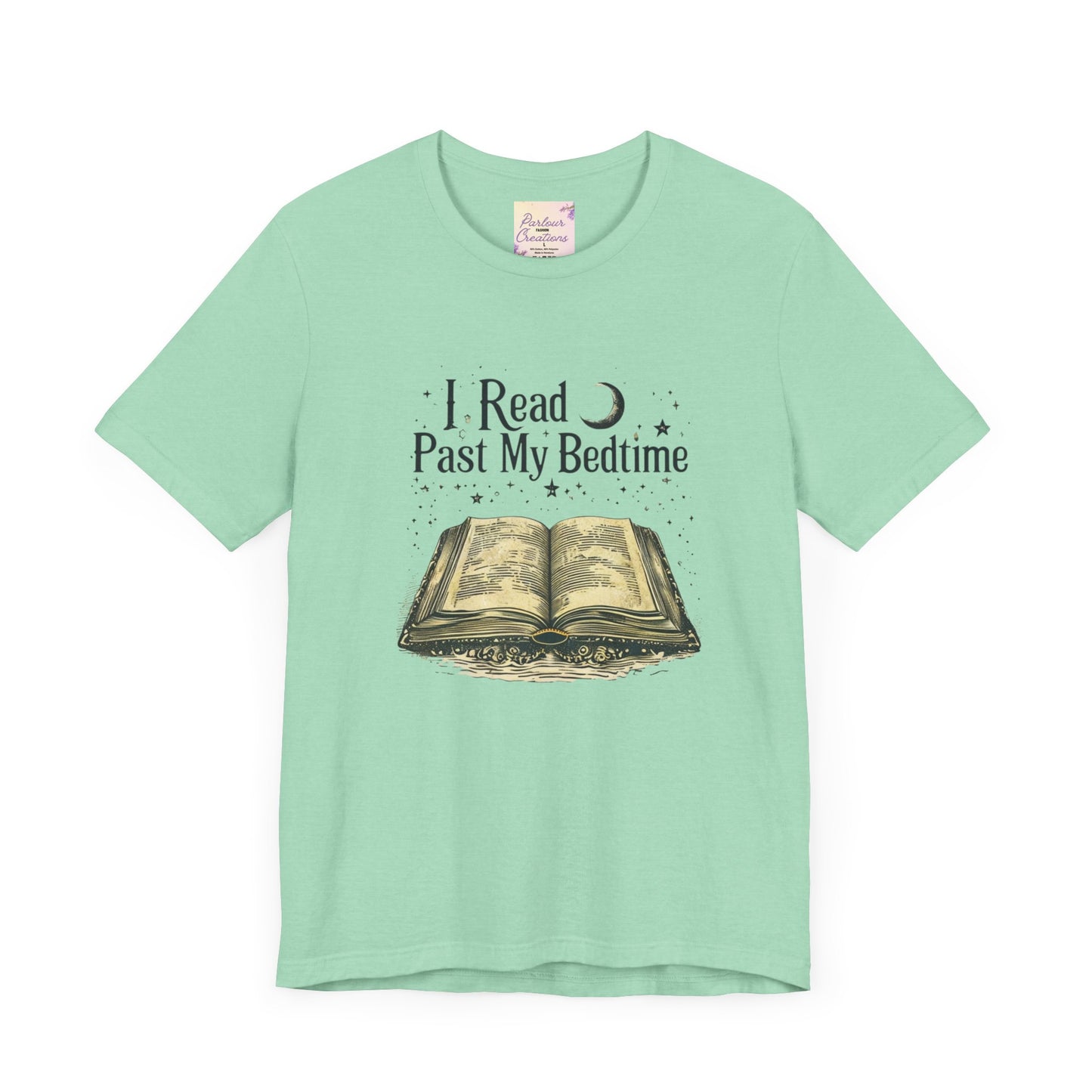 I Read Past My Bedtime Tee - Cozy Literary T-Shirt, Book Lover Gift, Reading Shirt, Night Owl Apparel, Perfect for Literature Lovers