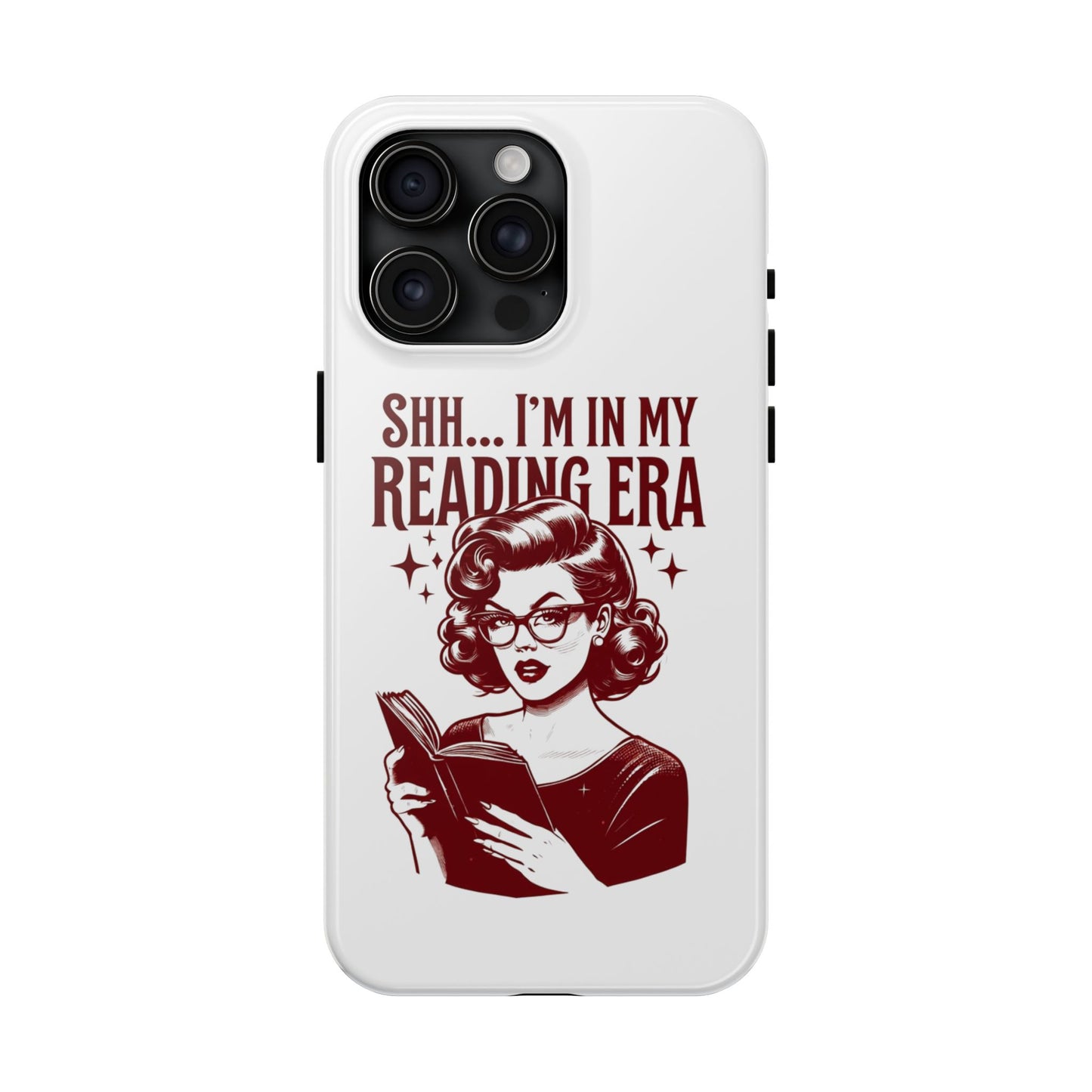 Reading Era Phone Case - Cute Gift for Book Lovers, Literary Accessories, Durable Phone Cases, Vintage Style, Phone Protection