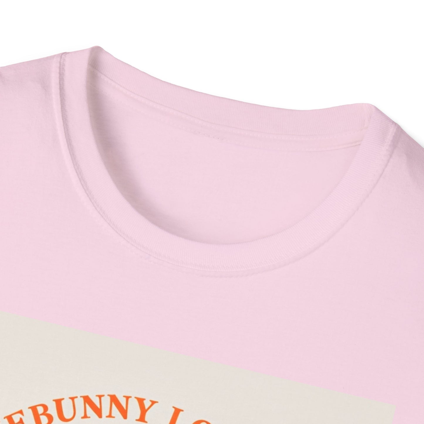 Unisex Softstyle T-Shirt - 'Somebunny Loves You' Floral Bunny Design for Easter