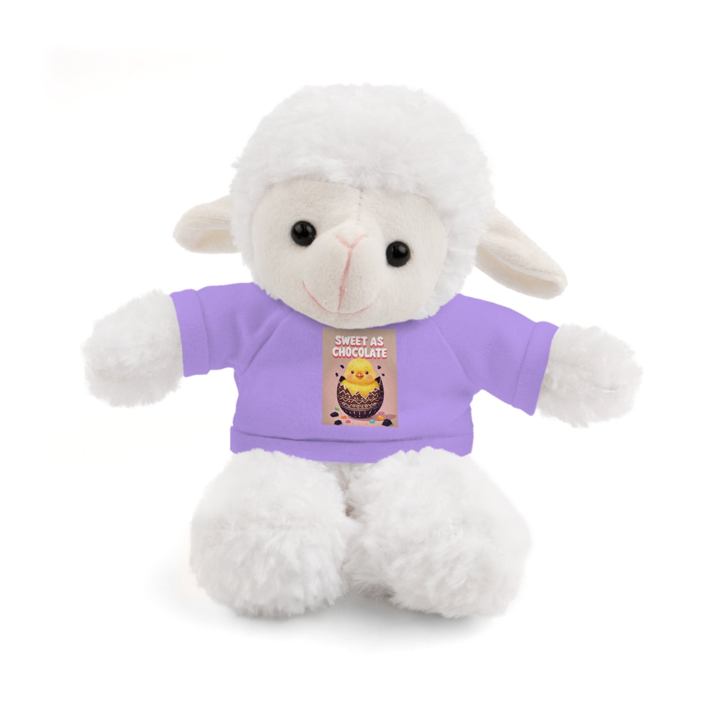 Sweet as Chocolate Stuffed Animal - Adorable Plush Toy with Tee