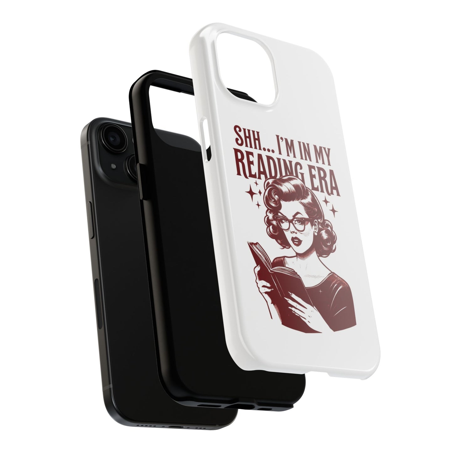 Reading Era Phone Case - Cute Gift for Book Lovers, Literary Accessories, Durable Phone Cases, Vintage Style, Phone Protection