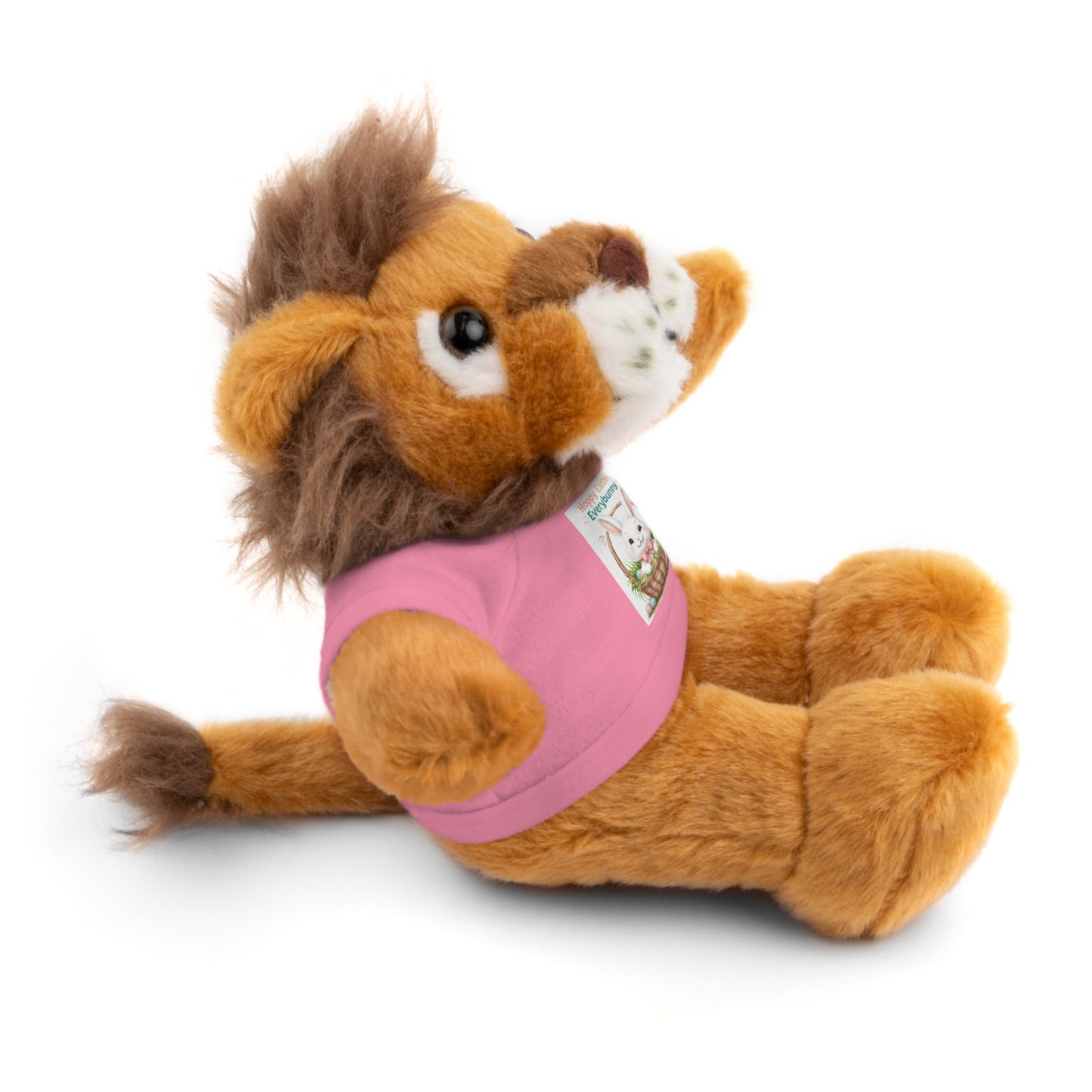 "Hoppy Easter" Easter Stuffed Animal Tee Bear - Perfect Gift for Kids