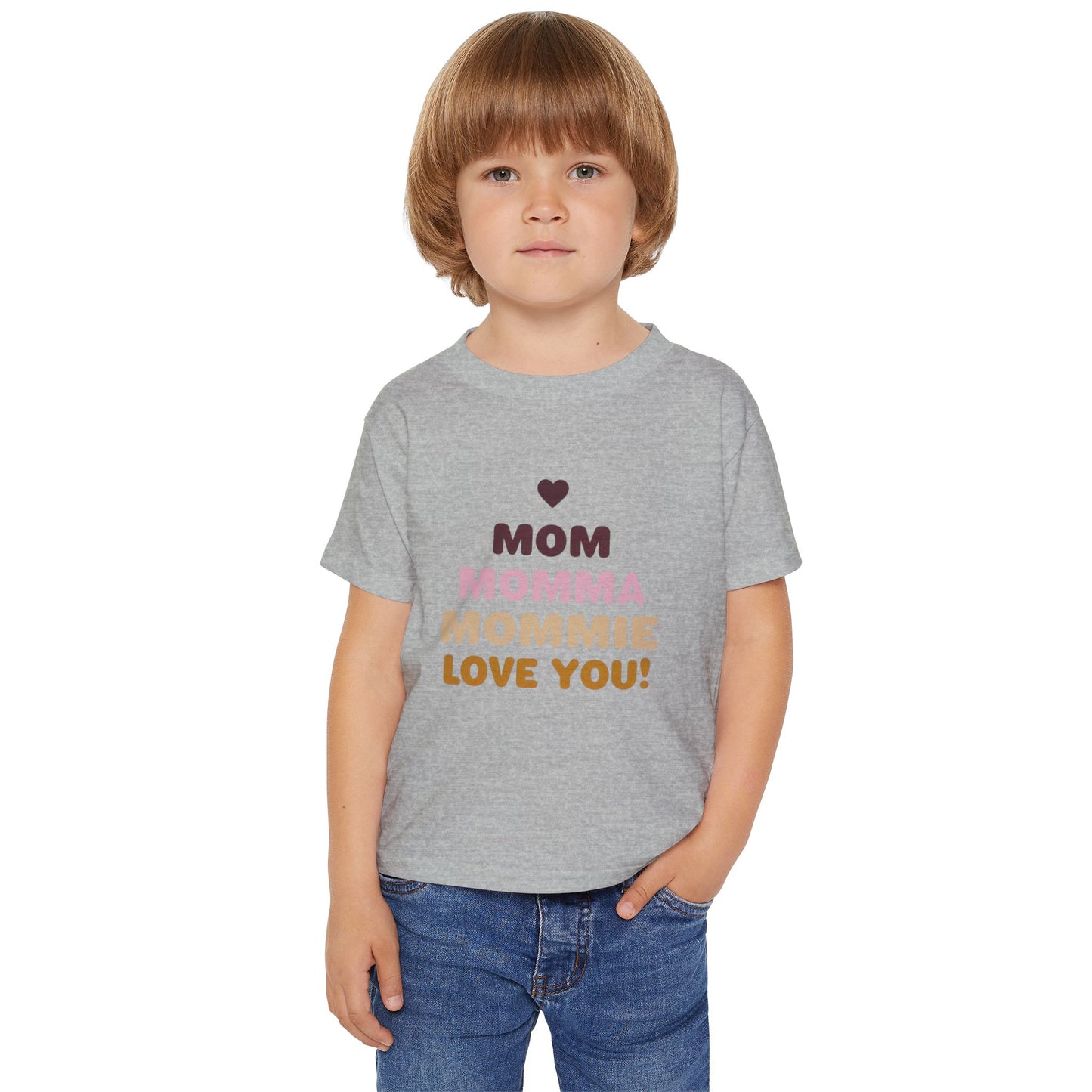 Cute Love for Mom Toddler T-Shirt - Adorable Gift for Mother's Day