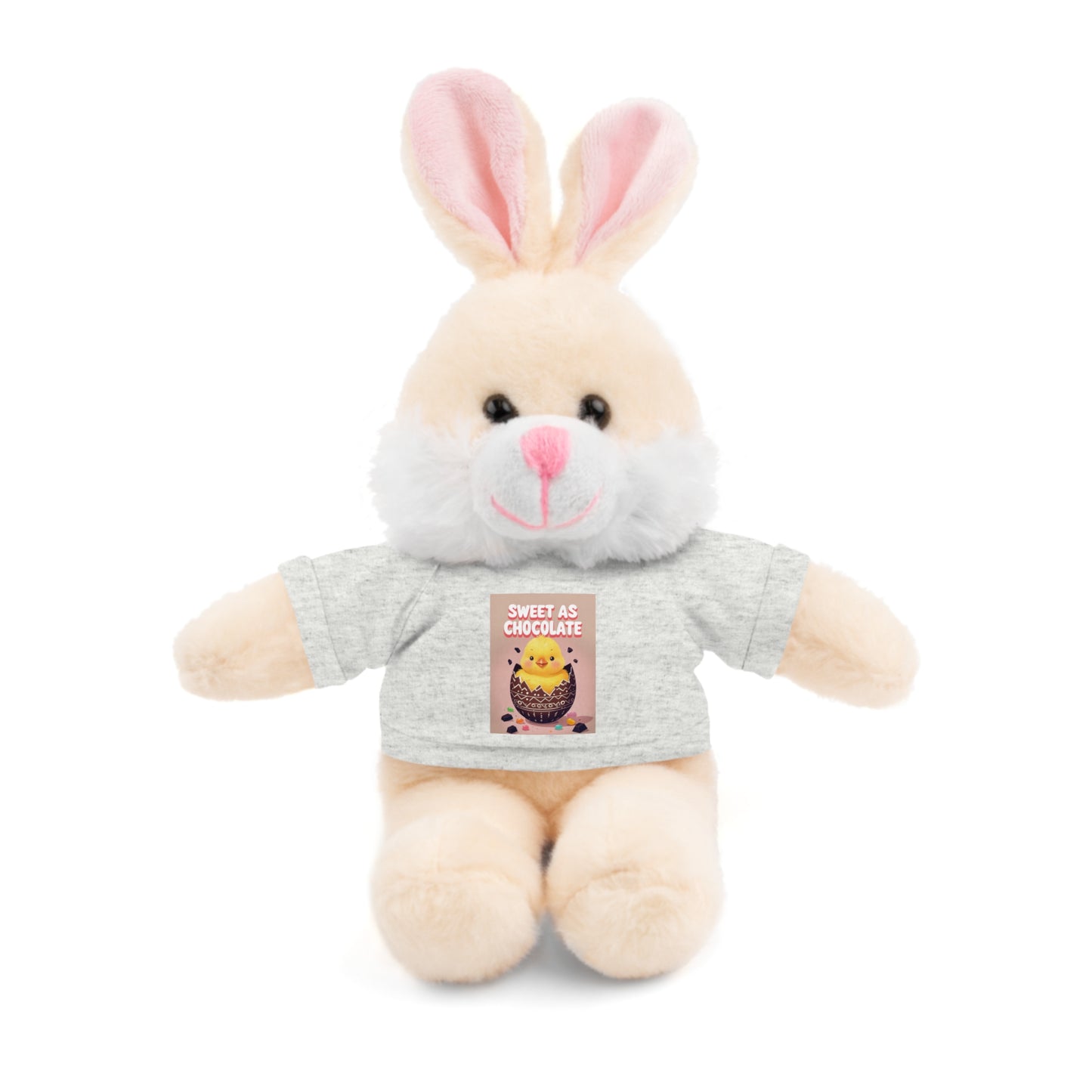 Sweet as Chocolate Stuffed Animal - Adorable Plush Toy with Tee