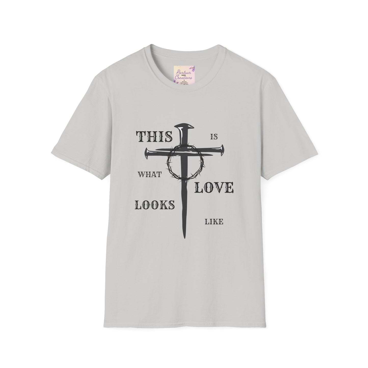 This Is What Love Looks Like Unisex Softstyle T-Shirt - Meaningful Graphic Tee