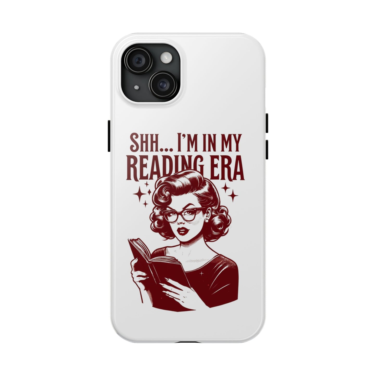 Reading Era Phone Case - Cute Gift for Book Lovers, Literary Accessories, Durable Phone Cases, Vintage Style, Phone Protection